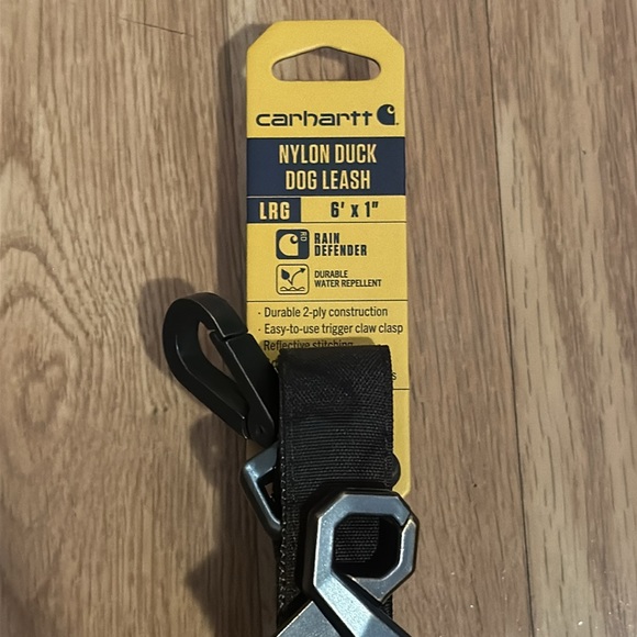 Large 6’ x 1” rain, defender, durable water repellent, Carhartt dog leash - Picture 2 of 4